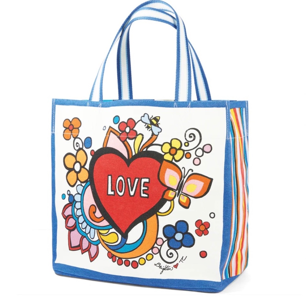 NWT in sealed plastic Brighton Collection Power of Love Limited Edition Tote Bag